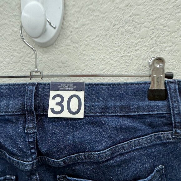 Gap Mid Rise Universal Jegging Stretch Denim Blue Jeans Womens size 30/10P NEW - Picture 6 of 11